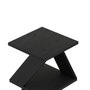 Hanah Home Mesa Lateral Madera Negra 29.6x54.2x29.6 cm